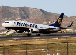 Ryanair vliegt van Eindhoven naar Tenerife