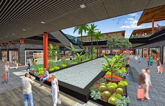 Siam Mall simulatie foto