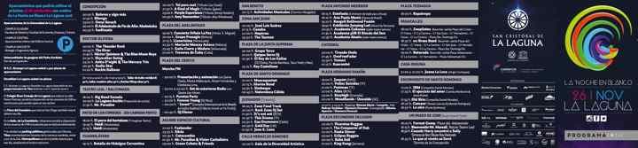 programma La Noche en Blanco 2016