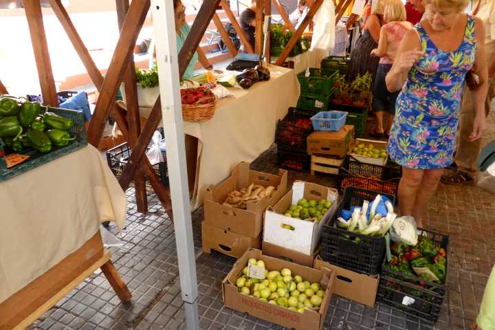 Markt Playa San Juan op woensdag