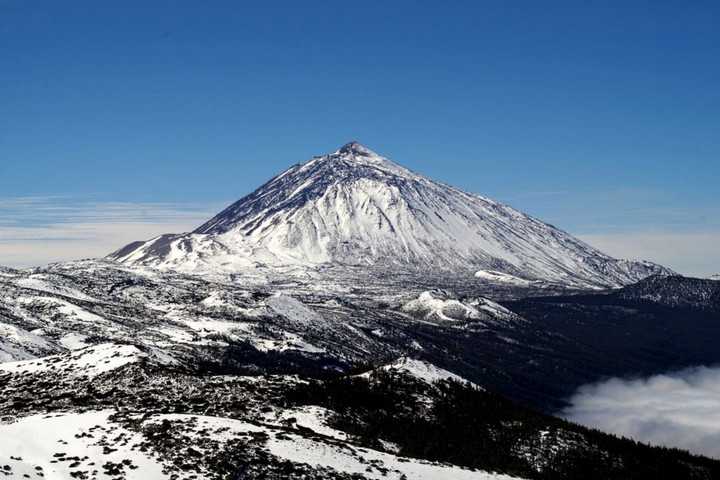 Nieuws week 2-2022 - sneeuw op El Teide