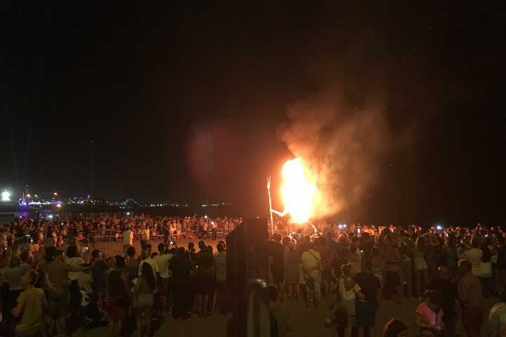 Fiestas San Juan 2022 - verbranding duivel